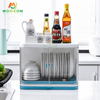  Kitchen Accessories Bowl Organizer Plastic Storage Box Baset Dish Drying Rack
