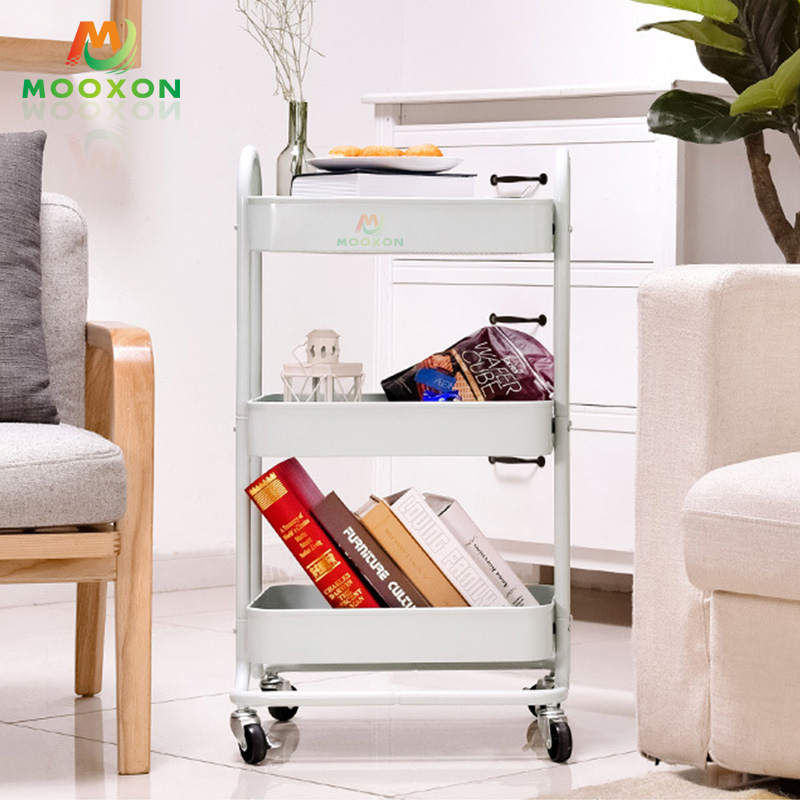 The Nordic Popular Home Kitchen Multifunction In Hand Cart Trolley