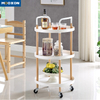 3 Tiers Bathroom Stand Trolley Rolling Storage Rack With Wheels 