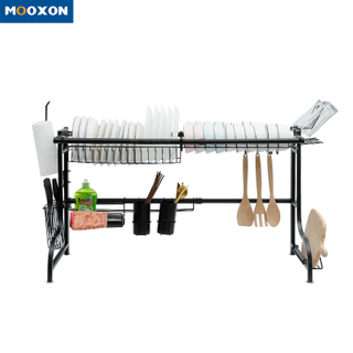 Space Saver Adjustable Kitchen Storage Organizer Holder Over Sink Dish Rack