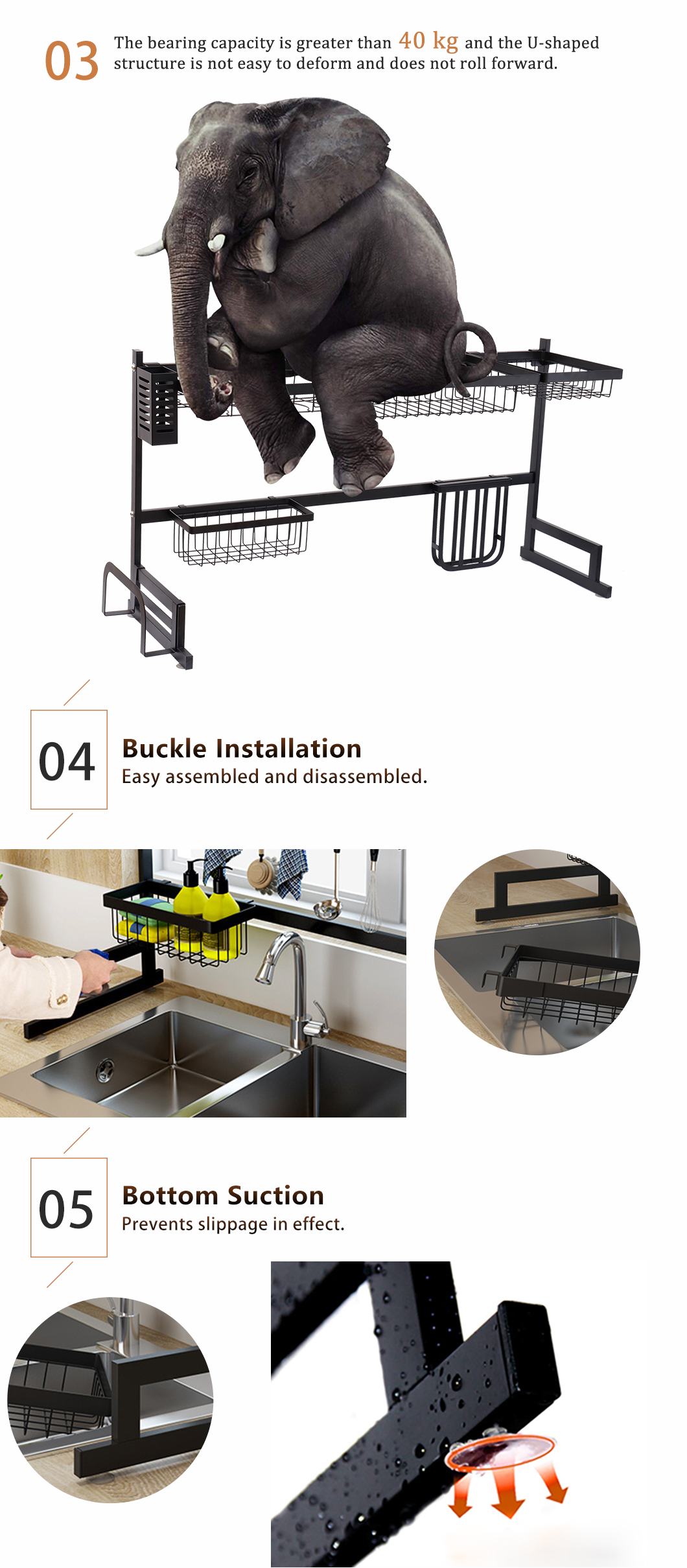 Over Sink Dish Drying Rack (6)