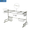 Foldable Plate Dryer Dish Drainer Adjustable Drying Retractable Dishes Rack