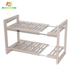 Extendable 2 Tier Plastic Organizer Kitchen Storage Shelf Under Sink Rack