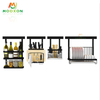 Wall Mount Pot Bar Kitchen Storage Rack Hanging Dish Drainer Knife Chopstick Holder Spice Organizer 