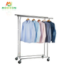 Metal Adjustable Display Case Clothes Display Shelf Hanging Clothes Rack 