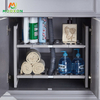 Extendable 2 Tier Plastic Organizer Kitchen Storage Shelf Under Sink Rack