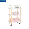 Metal 3 Tier Rolling Storage Rack Home Kitchen Service Trolley Carts 