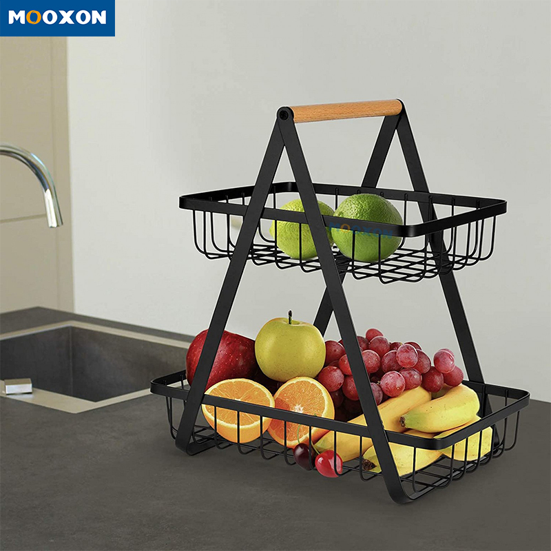 Multifunction Detachable Fruit Holder Bowl Bread Basket for Kitchen Storage Food Rack