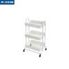 Multifunctional Kitchen Rolling Home Mesh Utility Storage Trolley Cart 