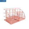 Multifunction Large Desktop Stationery Pen Holder Desktop Organizer Storage Metal Basket