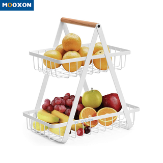 Multifunction Detachable Fruit Holder Bowl Bread Basket for Kitchen Storage Food Rack
