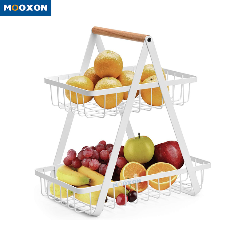 Multifunction Detachable Fruit Holder Bowl Bread Basket for Kitchen Storage Food Rack