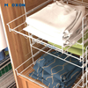 Retractable Wardrobe Drawable Clothes Storage Organizer for Closet Push-Pull Stacking Basket