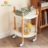 Rolling Storage Trolley Bathroom Kitchen Living Room Storage Trolley Cart