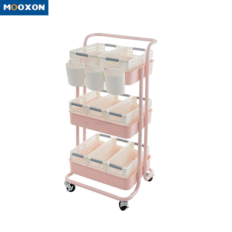 3 Tier Rolling Home Space Saver Organizer Kitchen Storage Trolley Hand Cart