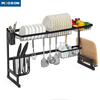 Foldable Plate Dryer Dish Drainer Adjustable Drying Retractable Dishes Rack