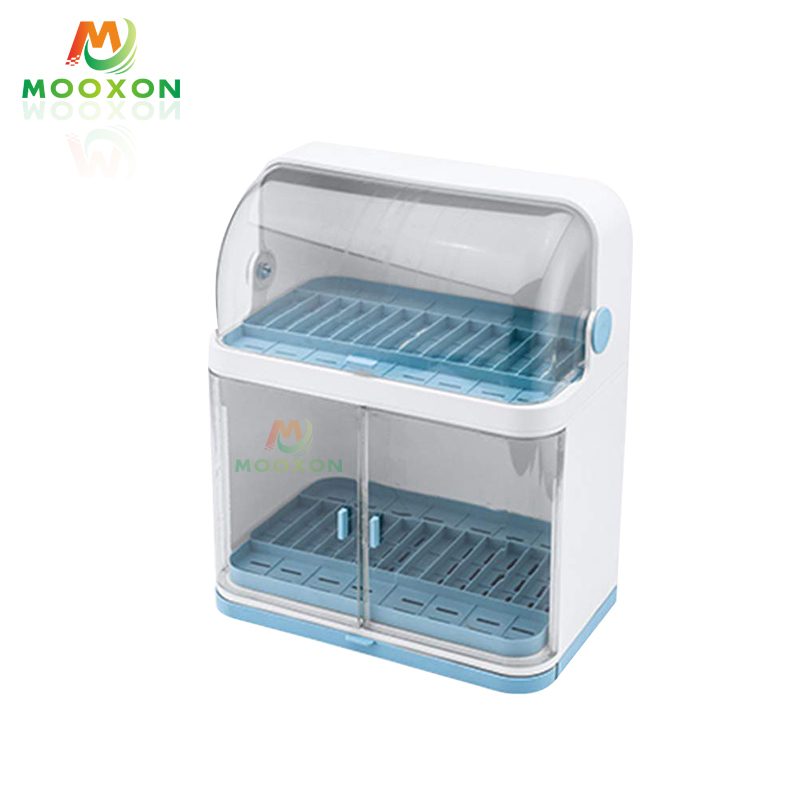  Kitchen Accessories Bowl Organizer Plastic Storage Box Baset Dish Drying Rack