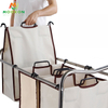3 Bag Laundry Hamper Sorter Rolling Heavy Duty Casters Pantry Organizer Trolley Cart 