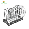 High Quality Adjustable Pot Organizer Kitchen Storage Holder Standing Type Pan Rack 
