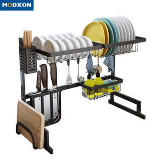 65cm Stainless Steel Kitchen Sink Dish Drying Rack Drainer Storage Display Stand 