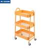 Contracted Kitchen Organizer Four-Wheel In Hand Cart Trolley Home Storage 