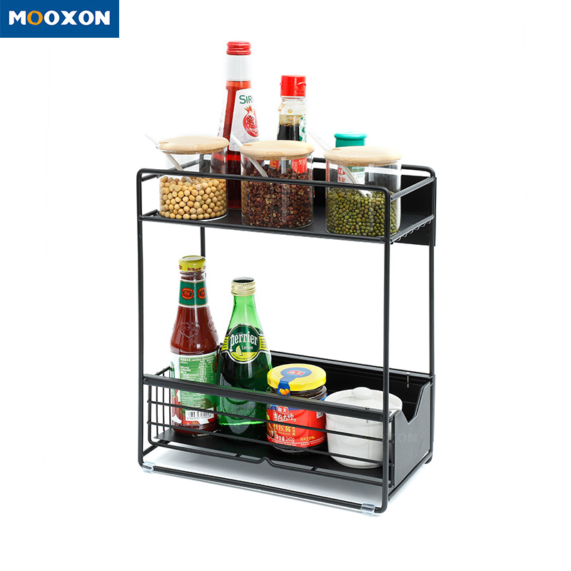 High Quality Magnet Wall-mounted Refrigerator Side Storage Rack Magnetic Shelf 