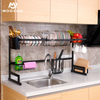 Space Save 95cm Large Over Sink Dish Racks Drying Storage Holder