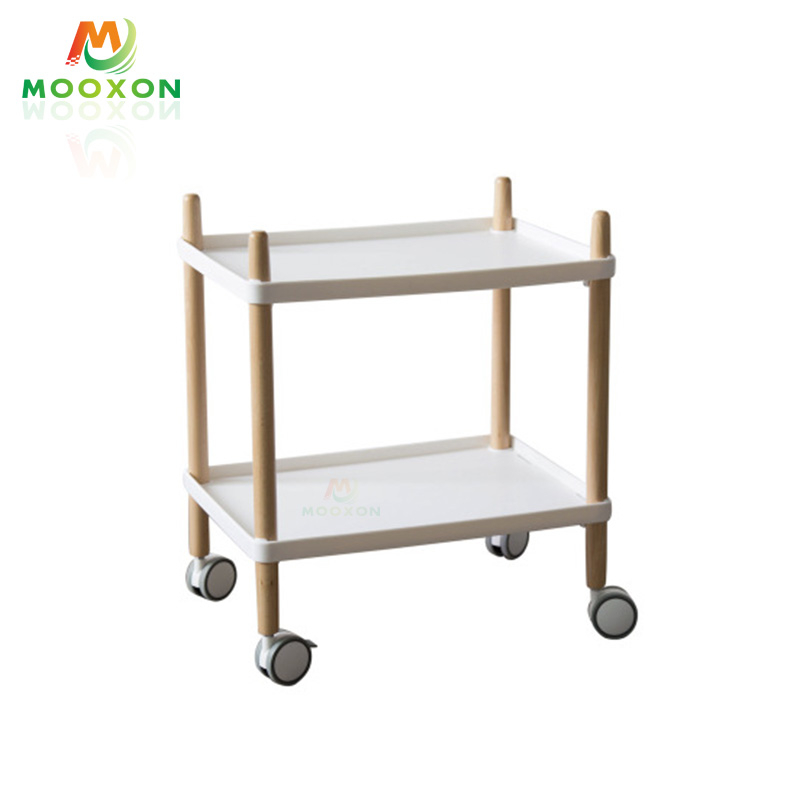 High Quality Multifunction Bathroom Storage Rack in Hand Trolley Cart 