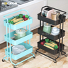  Three-layer Kitchen Tool Multifunction Storage Holder Food Trolley Cart