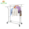 Metal Adjustable Display Case Clothes Display Shelf Hanging Clothes Rack 