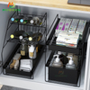 Home Organizer Storage Basket Drawer Stretch Cabinet Expandable Under The Sink Rack 