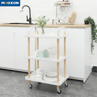 Home Storage Rolling Trolley Rack Design Kitchen Storage Shelf With Handles