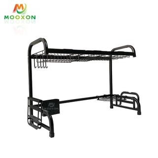 Dish Drainer Rack Holder Black Stainless Steel Kitchen Sink Rack 