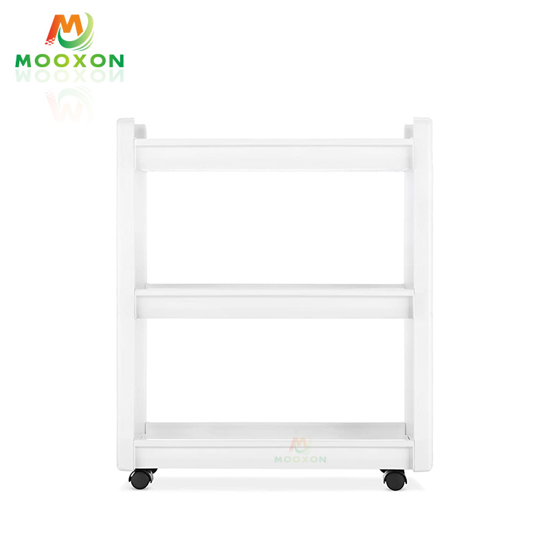 Space Save Home Bathroom Metal Storage Rack Laundry Supplies Storage Cart