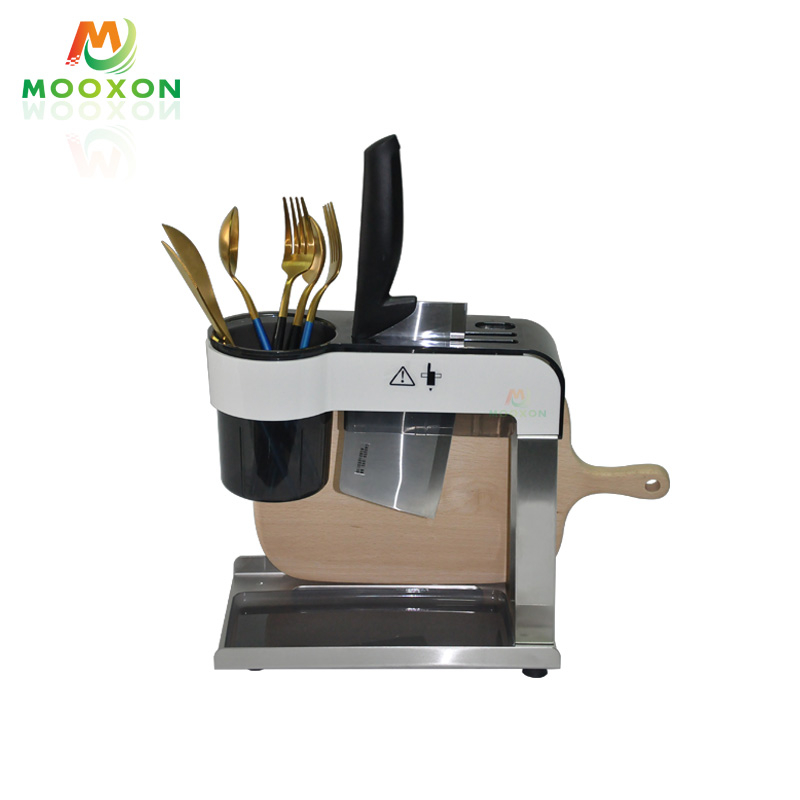 Multi-Purpose Stainless Steel Organizer Utensil Drying Rack Kitchen Knife Block 