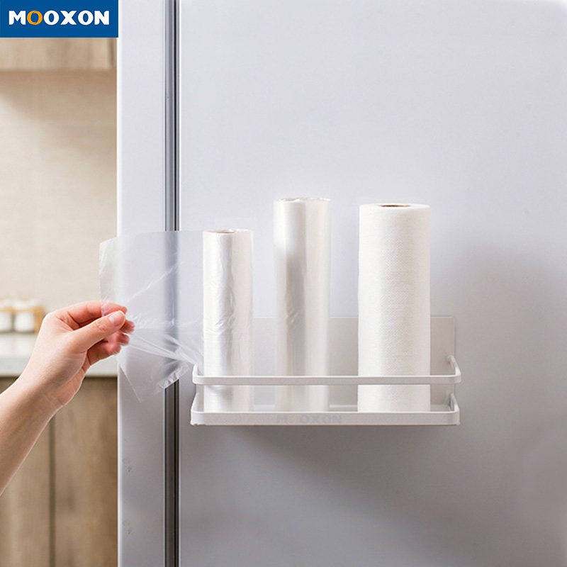 Modern Magnet Wall-Mounted Fridge Racks Organizer Refrigerator Magnetic Shelf 