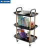 3 Tiers Metal Mobile Serving Cart Kitchen Organizer Storage Trolley Rack