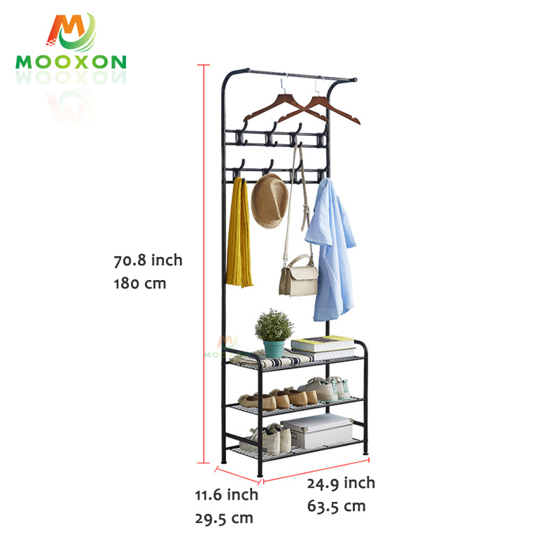 New Design Home Indoor Clothes Coat Rack Organizer Hanging Clothes Rack 