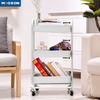 Multifunctional Kitchen Rolling Home Mesh Utility Storage Trolley Cart 