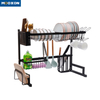 Stainless Steel Black 65cm Over Sink Organizer Kitchen Storage Drying Dish Rack 