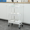 Contracted Kitchen Organizer Four-Wheel In Hand Cart Trolley Home Storage 