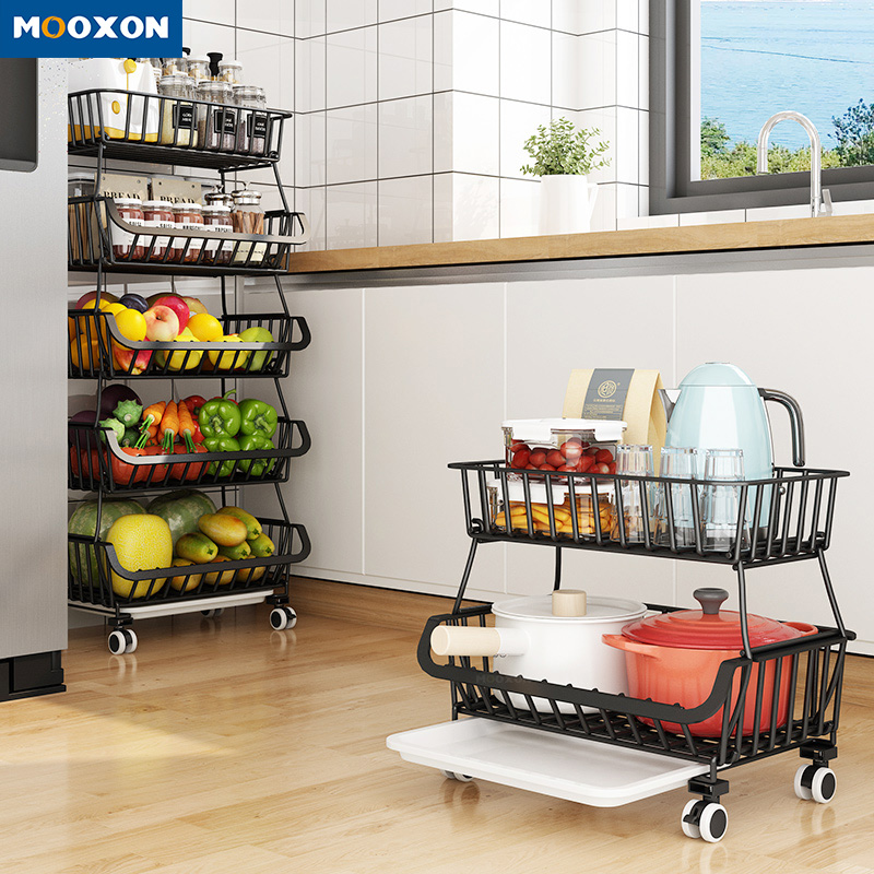 Vegetable Shelf Fruit Basket Stand Market Basket Multi-layer Holder Fruit Bowl Bread Basket Creative Vegeta