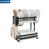 Home Kitchen Storage Shelf Foldable Stainless Steel Dish Rack 
