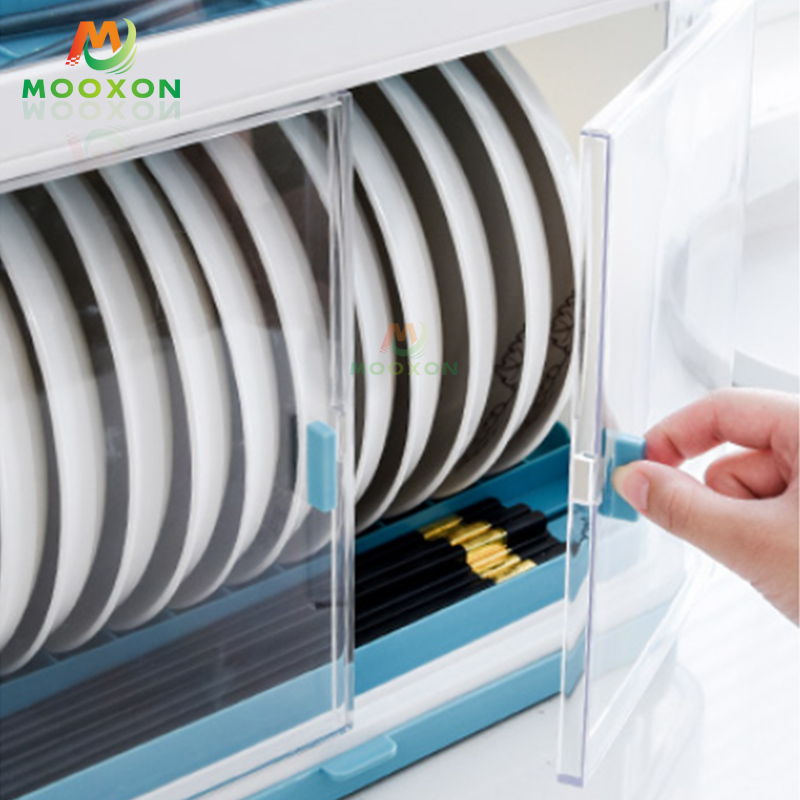  Kitchen Accessories Bowl Organizer Plastic Storage Box Baset Dish Drying Rack