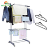 Hot Sale 3 Tiered Foldable Multipurpose Hanging Cloth Rack Drying Clothes Rack 
