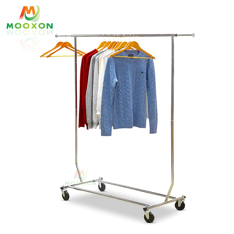 Easy To Install Adjustable Bedroom Storage Shelf Drying Clothes Rack for Home