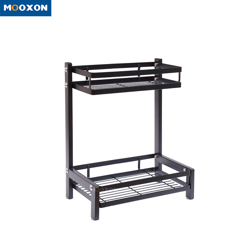 Adjustable Multipurpose Stainless Steel Standing Shelf Spice Rack Set 