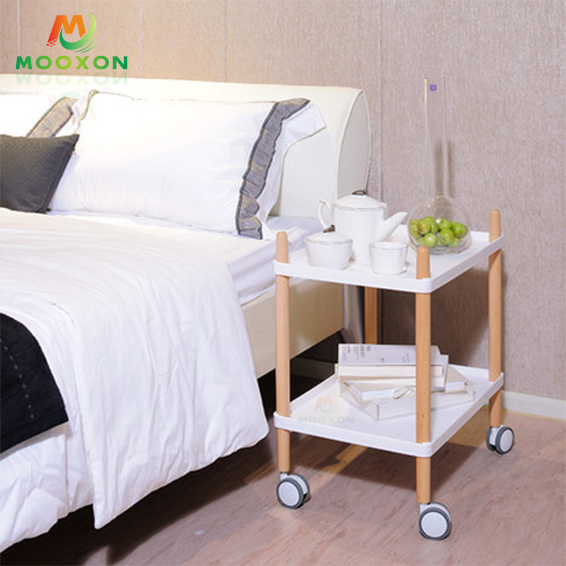 High Quality Multifunction Bathroom Storage Rack in Hand Trolley Cart 