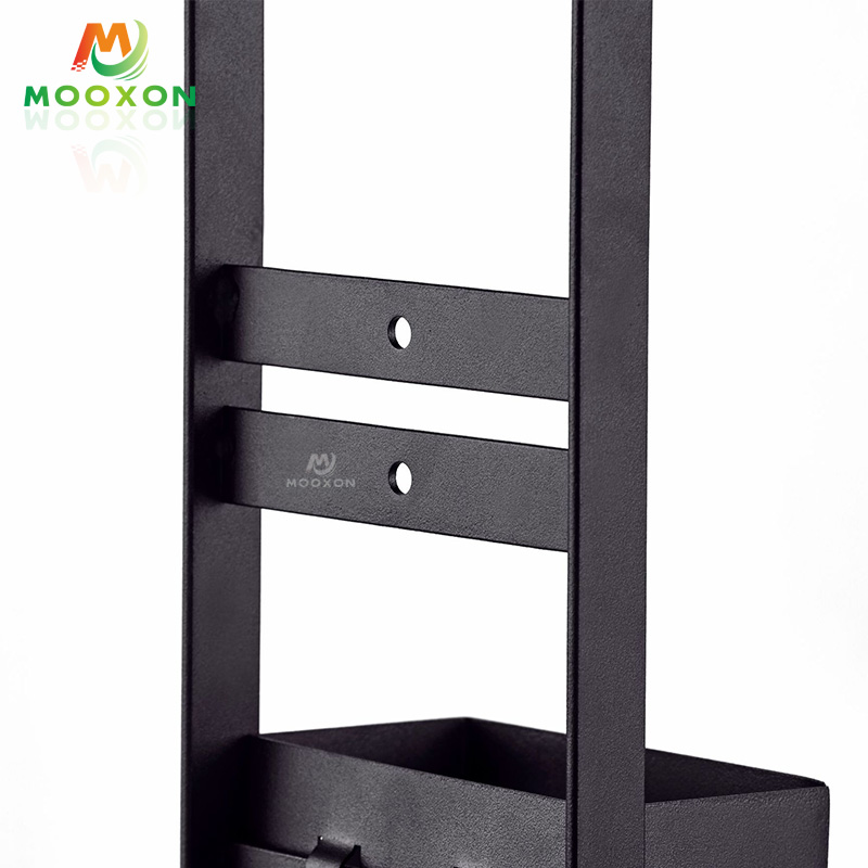 High-Quality Metal Free Punching Home Vacuum Cleaner Hanger Storage Rack