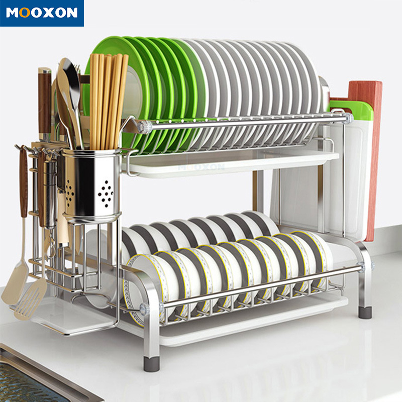 Stainless Steel Kitchen Unique Drying Racks Dish Rack Organizer